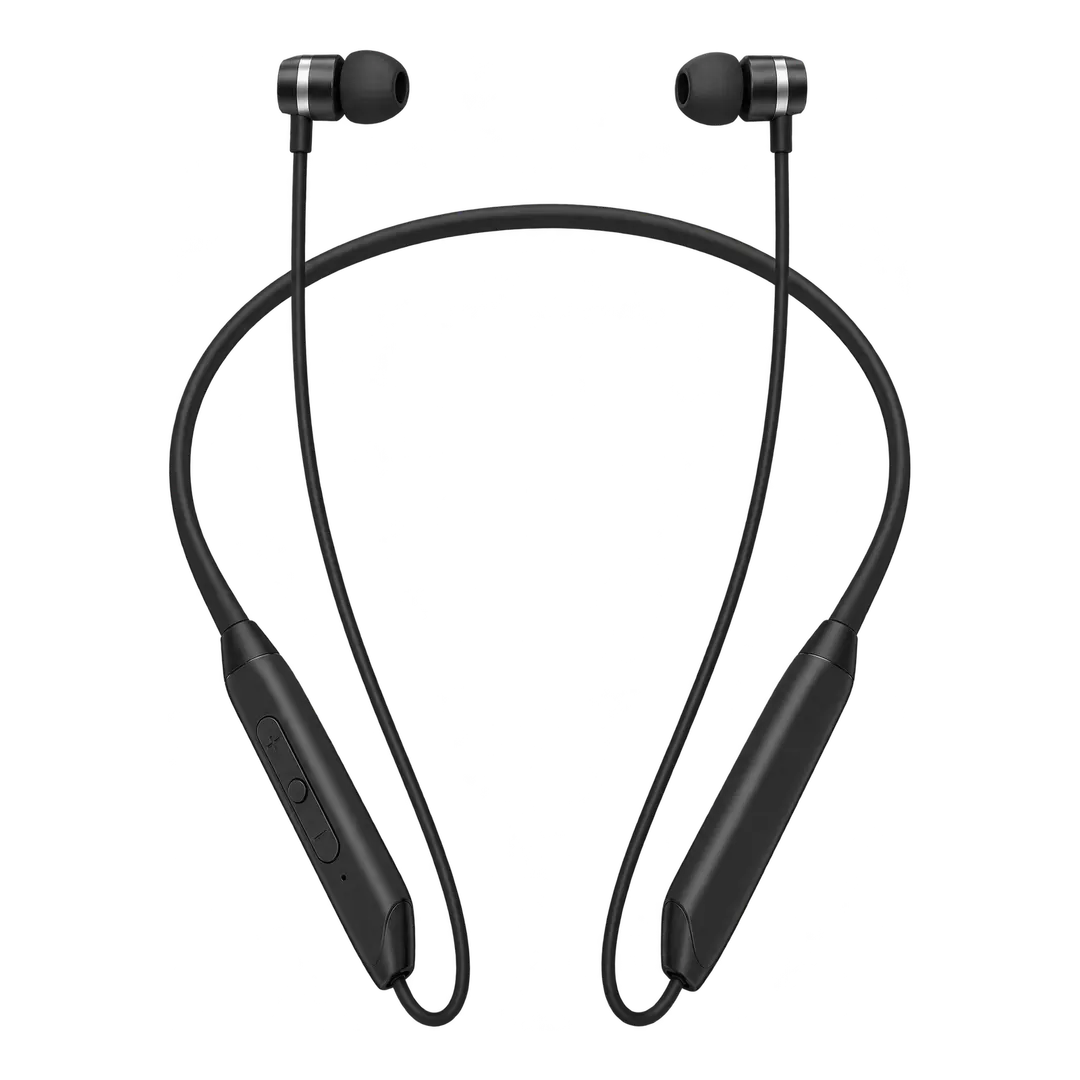 Nakoda NK-005 Wireless Neckband (25h Playtime & Voice Changer)