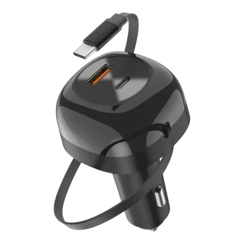 Nakoda 3-in-1 Multi-Device Fast Car Charger - Model CR-3IN1 - Car Chargers - Wholesale & OEM Direct Karol Bagh