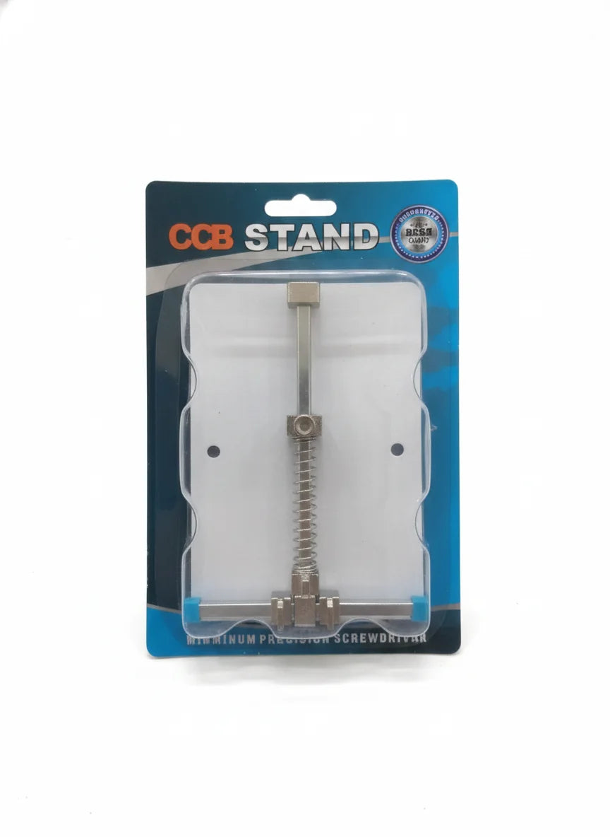 CB Stand Universal Mobile PCB Holder – Precision Aluminum Screw Driver Clamp