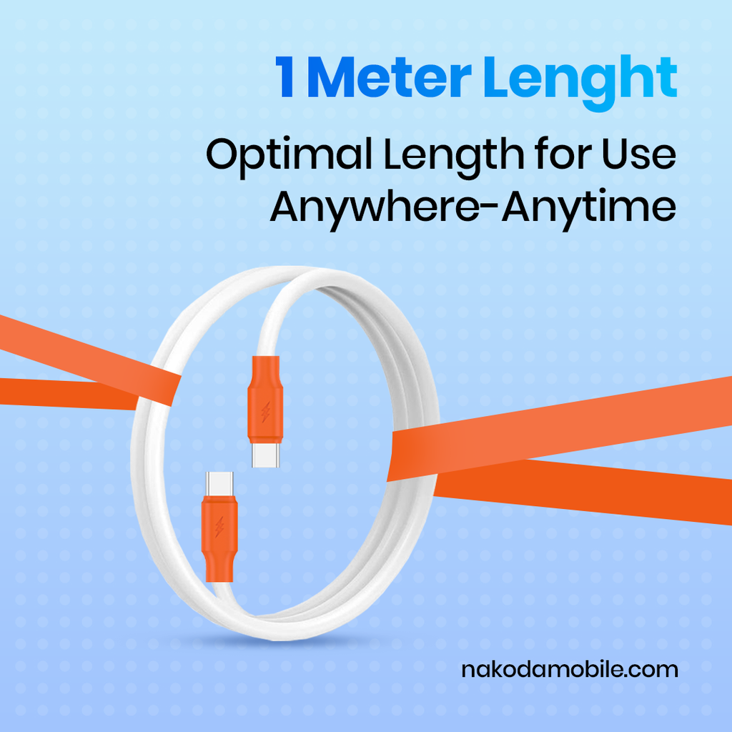 DT-032 Type-C to Lightning Cable | 1M Extra Thick PD iOS Cable