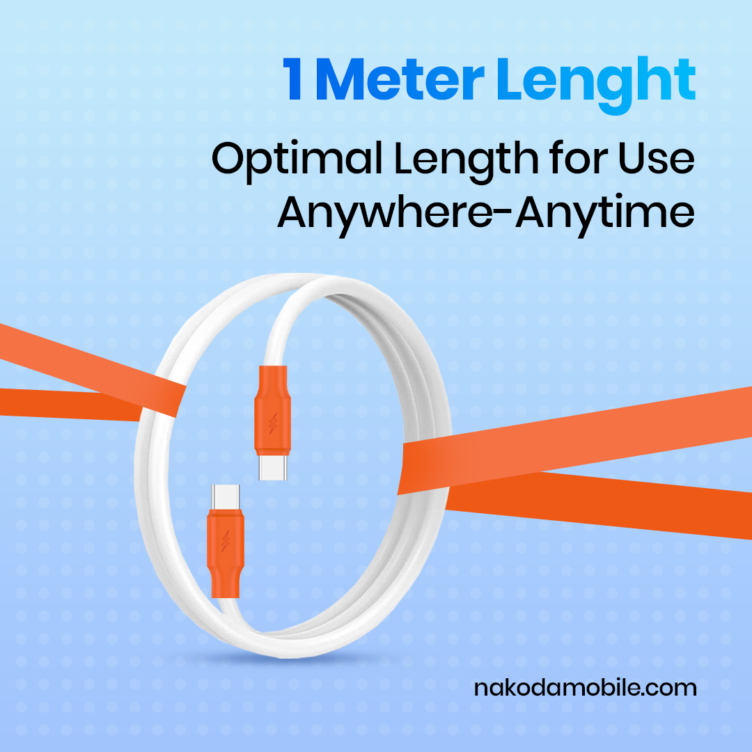 DT-032 Type-C to Lightning Cable | 1M Extra Thick PD iOS Cable
