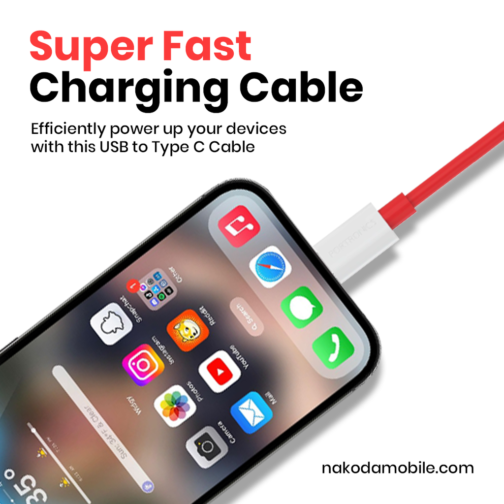 DT-016 Micro USB Cable | 1M Smart IC Safe Charging TPE Cable