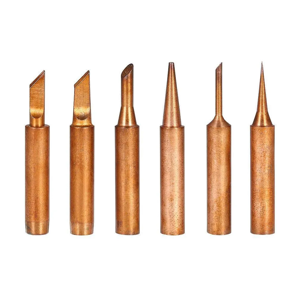 Copper Soldering Iron Bits Set