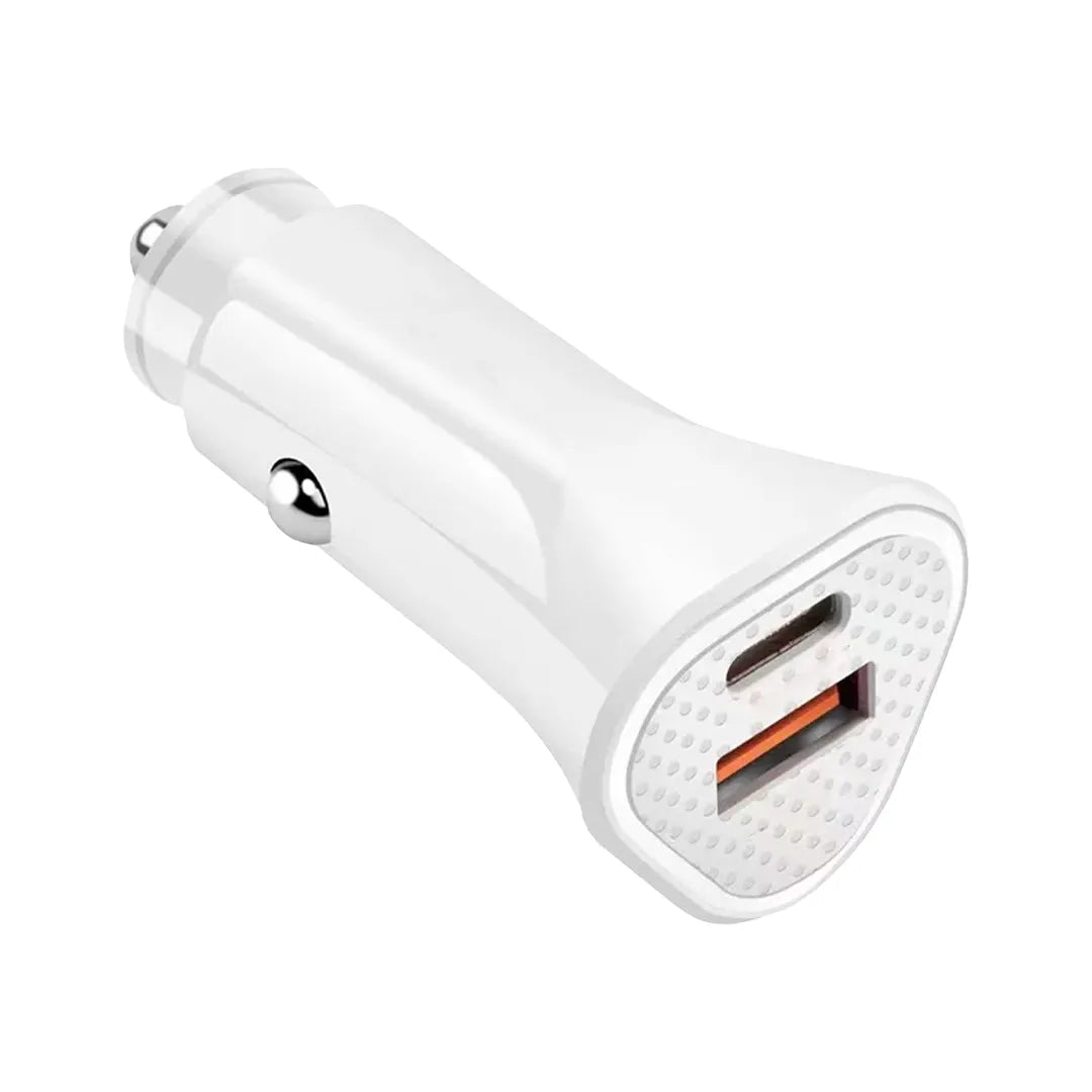 Nakoda CR-009- Dual USB + PD 30W- Fast Charging- Smart IC Car Charger