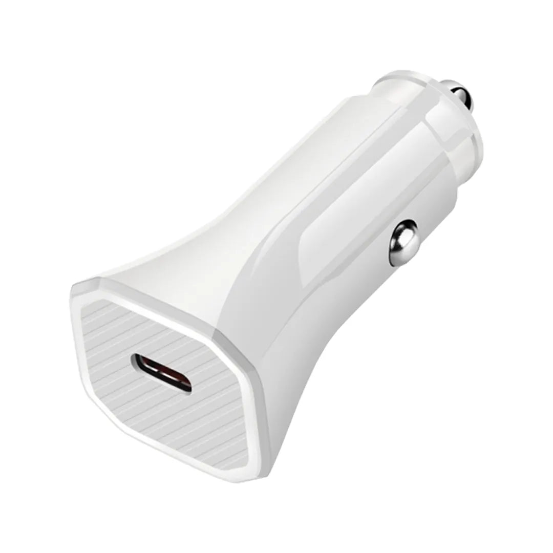 Nakoda CR-020- 20W Single Type-C- PD Fast Charging- Compact Car Charger