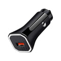 Nakoda CR-017- 25W Dual USB- Transparent Design- PD Fast Car Charger