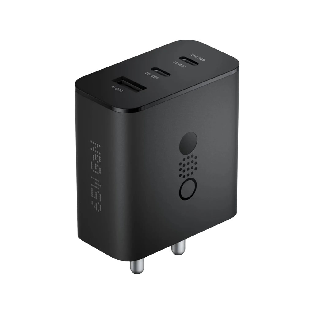 CH-305 | 65W GaN Charger 3 Port | 1 USB + 2 PD Superfast Laptop & Mobile Charger Wholesale