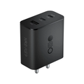 CH-305 | 65W GaN Charger 3 Port | 1 USB + 2 PD Superfast Laptop & Mobile Charger Wholesale