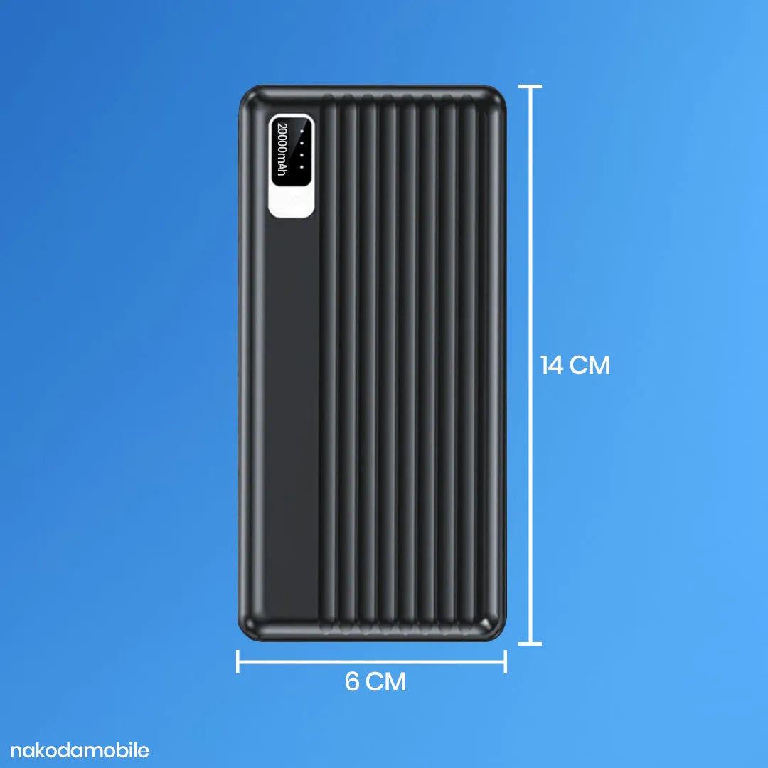 Nakoda 20,000mAh 20W Fast Charging Power Bank | LED Display