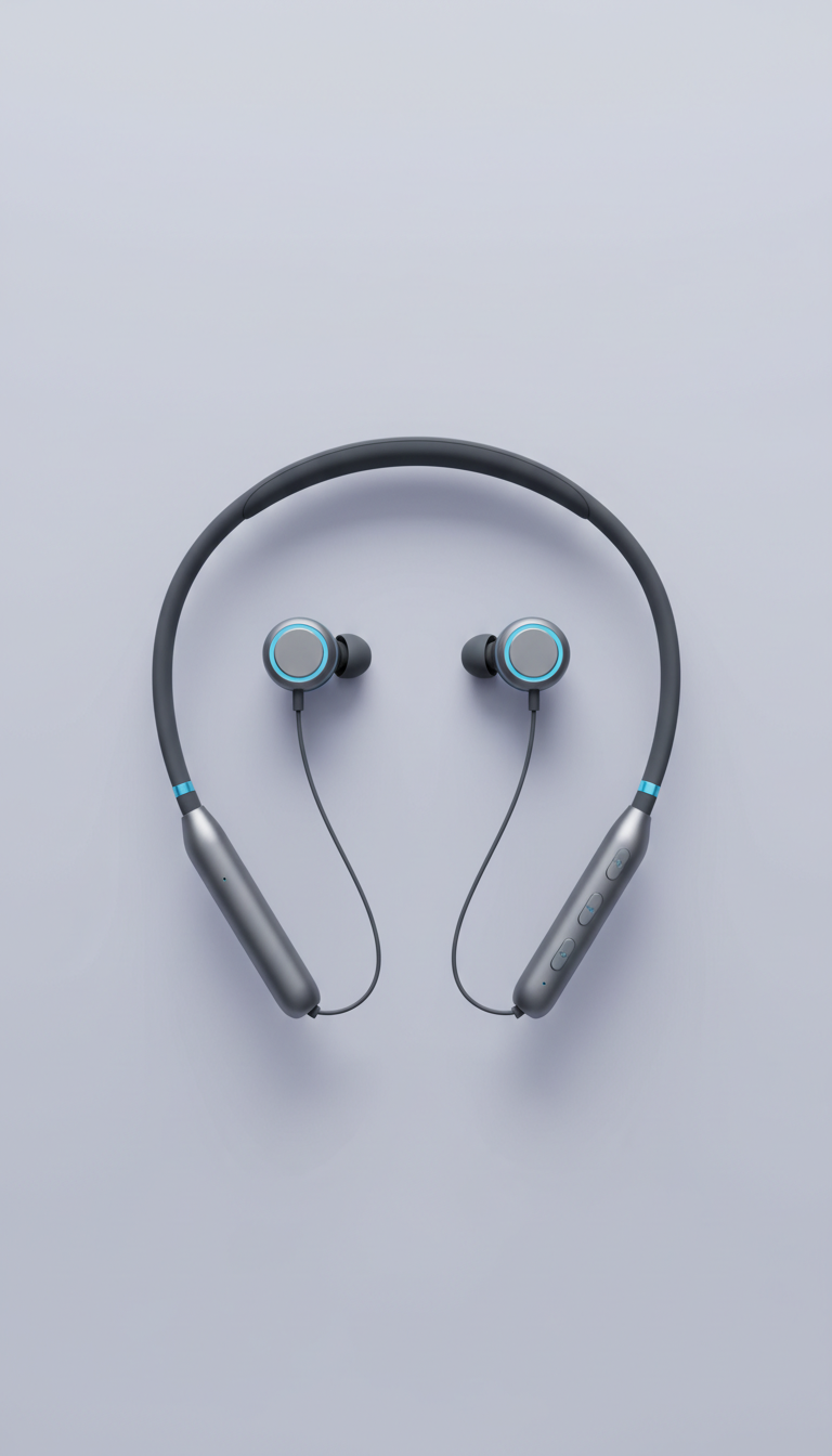 Bluetooth neckband headphones all-day comfort
