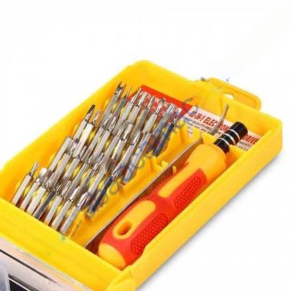 6032 32 in 1 Mini Screwdriver Tool Kit with Magnetic Holder for Mobile Phones Laptops Camera etc