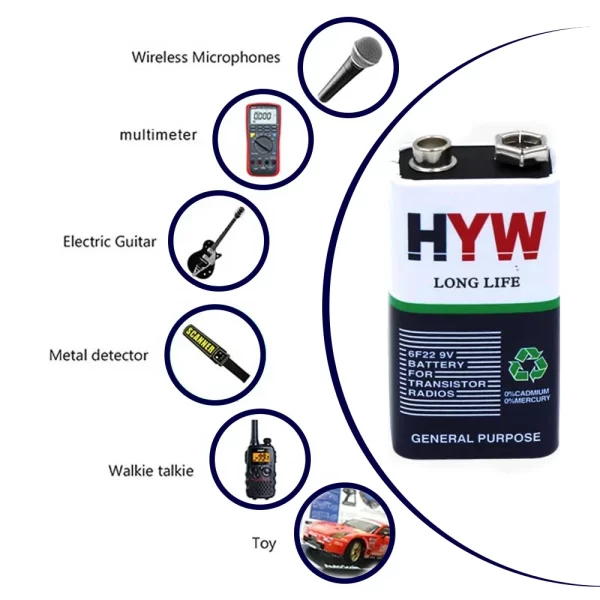 9 VOLT BATTERY HYW - Image 3