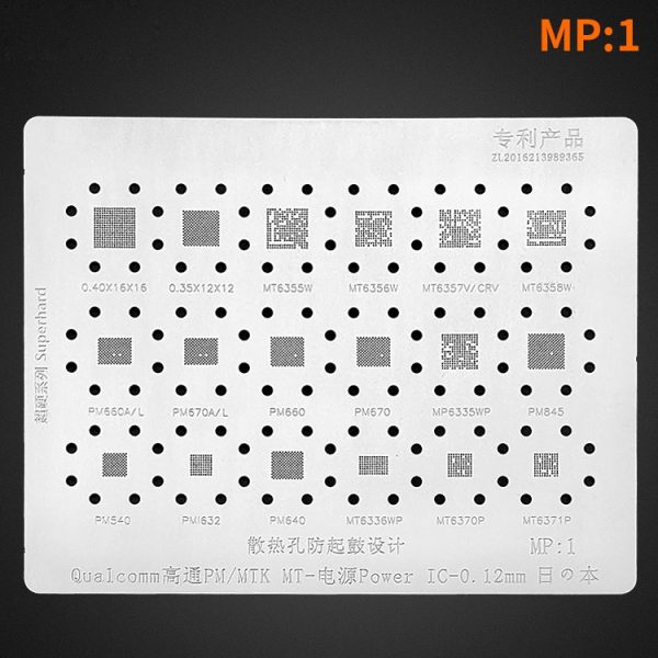 AMAOE Stencil Power IC MP1