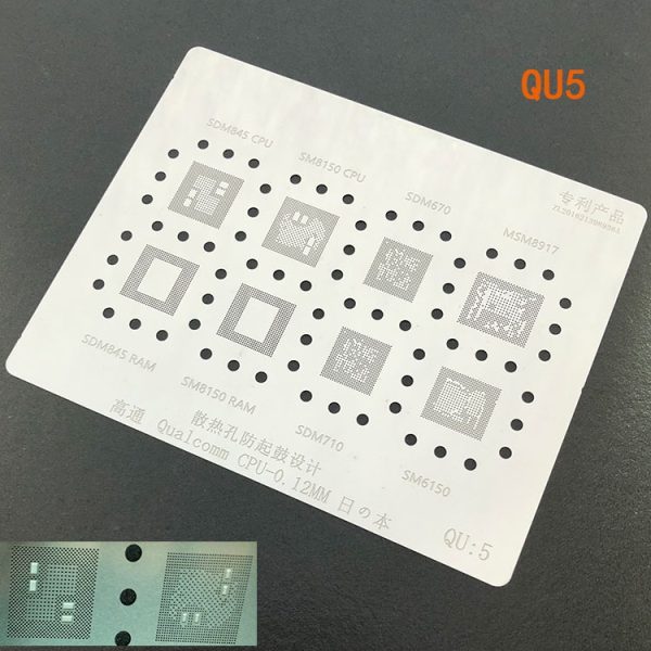 AMAOE Stencil Qualcomm CPU QU5 0.12mm