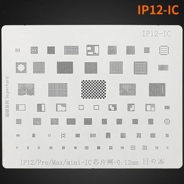 Amaoe Stencil IP 12/PRO/MAX/MINI-IC