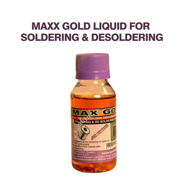 Maxx Gold Liquid For Soldering & Desoldering