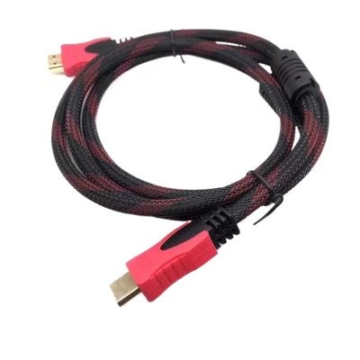 Red and Black Network HDMI Cable